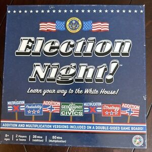 Election Night Educational Board Game For Ages 8+ 2 Player Or Teams Semper Smart
